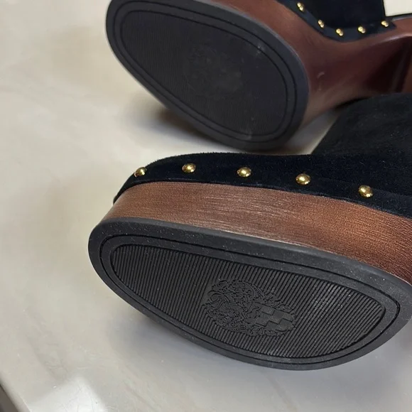 Vince Camuto Black and Brown Women's Platform Heels - Picture 4 of 5